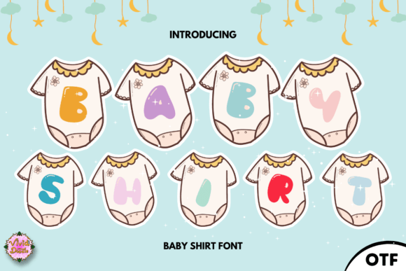 Baby Shirt Font – A Display Typeface for Small Business Branding