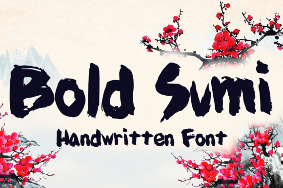 Bold Sumi: A Handwritten Display Font for Editorial Design