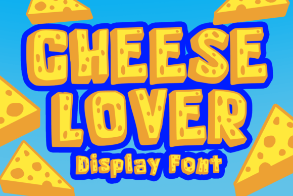 Cheese Lover Outline: A Playful Display Font for Digital Branding and Web Design