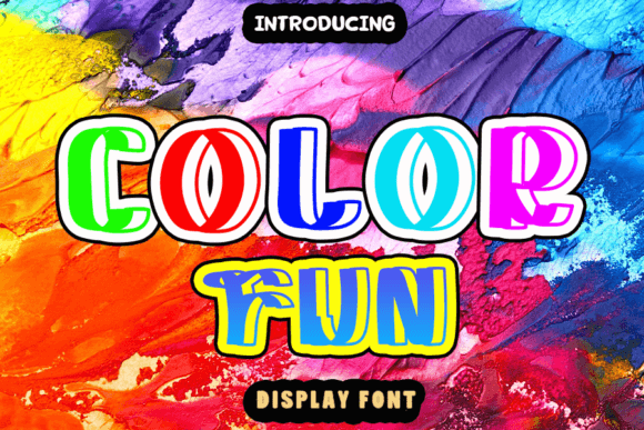 Color Fun Font: A Playful Display Typeface for Creative Projects