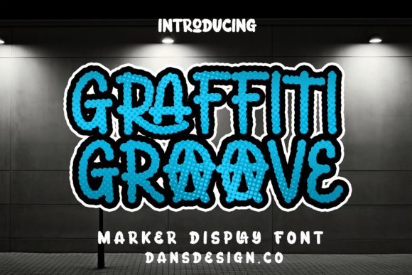 Graffiti Groove Font for Retro-Urban Editorial Design