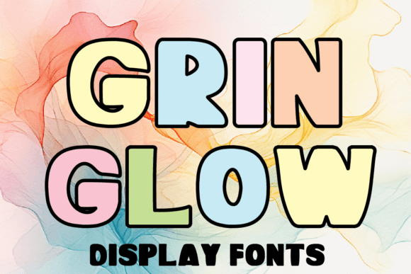 Grin Glow: A Bold Display Font for Confident Branding