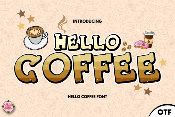 Hello Coffee: A Premium Display Font for Creative Projects