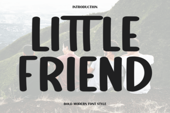 Little Friend: A Delicate Display Typeface for Elegant Branding