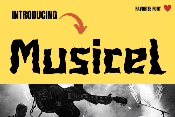 Musicel: A Display Font for Music-Focused Digital Branding