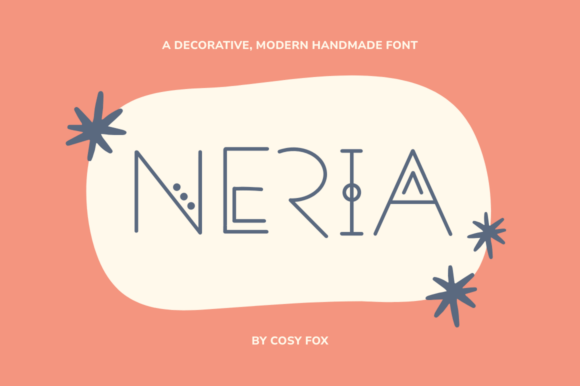 Neria Ornate Display Font for Web Headers and Digital Branding