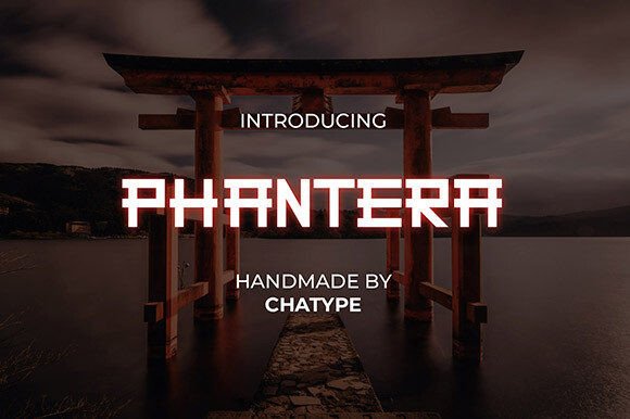 Phantera Display Font for Editorial and Content Design