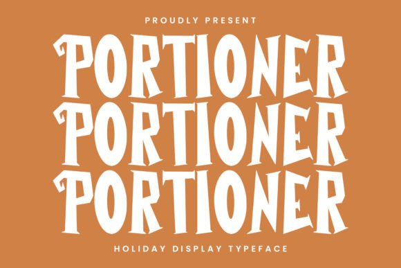 Portioner: A Quirky Display Font for Scroll-Stopping Marketing Content