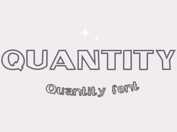 Quantity Font for Editorial Design and Distinctive Branding
