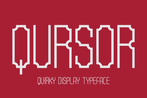 Qursor Display Font Review for Handmade Product Design