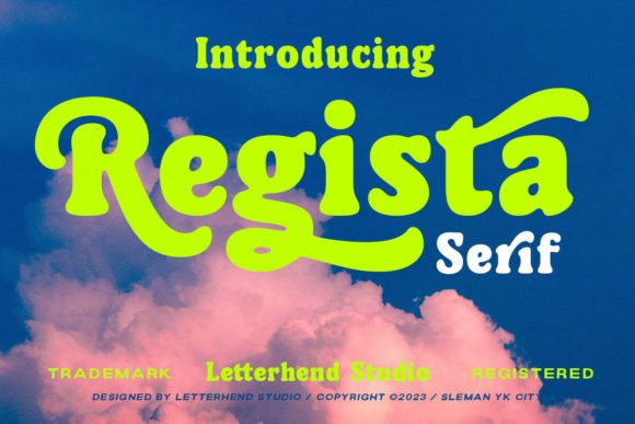 Regista: A Bold Serif Font for Handmade Labels and Branding