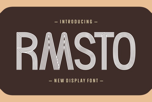 Rmsto Display Font for Bold Web Design and Digital Branding