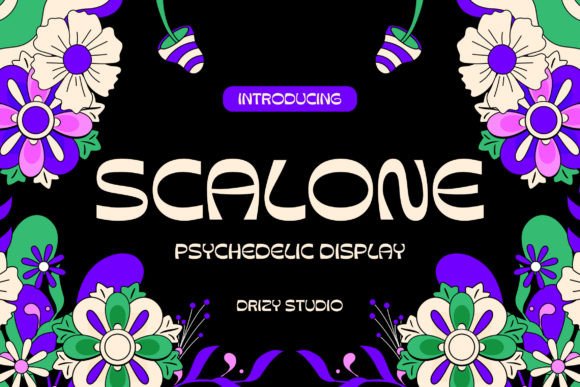 Scalone Display Font Review: Psychedelic Letterforms for Campaigns