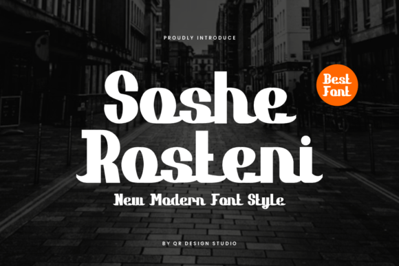 Soshe Rosteni: A Playful Display Font for Modern Web Design