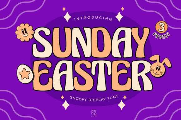 Sunday Easter: A Groovy Display Font for Bold Campaigns