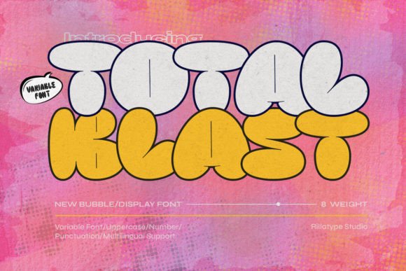 Total Blast Font Review: A Display Typeface for Impactful Branding