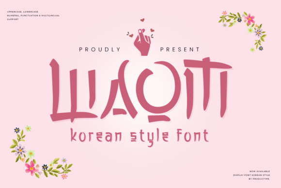 Waom: A Korean Display Font for Editorial and Content Design